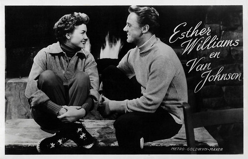 Esther Williams and Van Johnson in Thrill of a Romance (1945)