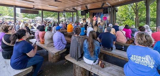Noah���s Village Stage crowd