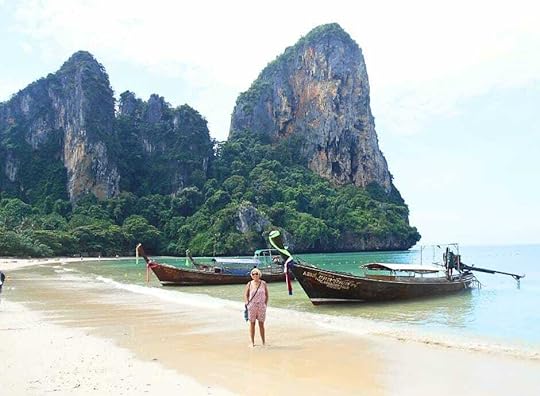 Janice Horton at Railay Beach Krabi