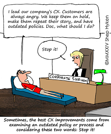 bad customer service habits