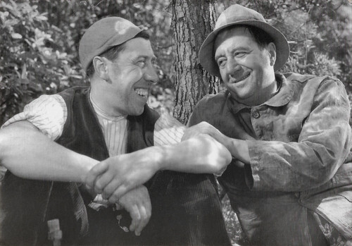 Fernandel and Raimu in La fille du puisatier (1940)