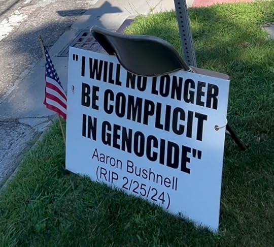 a sign reading 