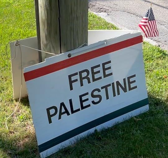 a sign reading 