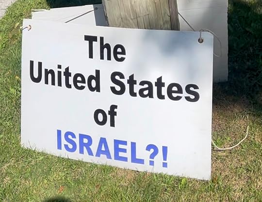 a sign reading 