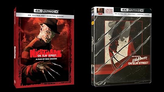 A Nightmare on Elm Steet 4K Ultra HD Blu-ray box art.
