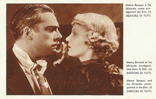 Isa Miranda and Memo Benassi in La signora di tutti (1934)