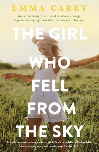 The Girl Who Fell From The Sky Emma Carey Large Book Cover
