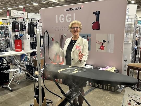 LauraStar in The Nancy Zieman Sewing Studio Vendor Booth at The Great Wisconsin Quilt Show 2024