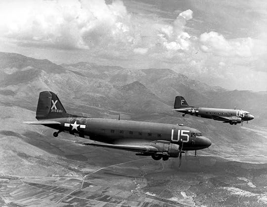 C-47 Skytrains of the US 81st Troop Carrier Squadron loaded with paratroopers on their way for the invasion of southern France, 15 Aug 1944 (US National Archives: 020930-O-999)