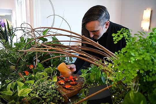 Chef Jordan Kahn of Meteora in Los Angeles prepares appetizers...