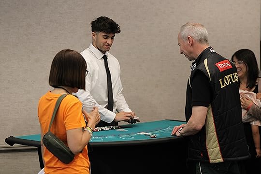 The Central Coast Poker Rally volunteers each year setting up...