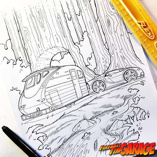 Bugatti Concept Art by Fireball Tim Garage