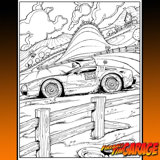 Bricklin Concept Art by Fireball Tim Garage