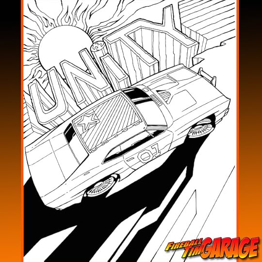 Dukes of Hazzard Concept Art by Fireball Tim Garage