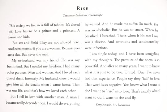 'Rise': This society we live in is full of taboos. It's closed off. Love has to be a prince and a princess. A house and kids. But sex and flesh? They are not allowed here. And even more so if you are a woman. Because you are a slut. But never the men.