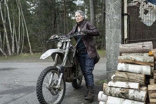 the walking dead daryl dixon book of carol image with carol on motorcycle