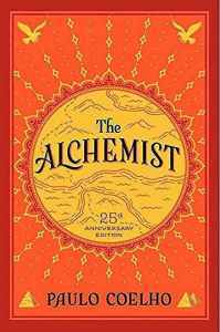 Book cover of the Alchemist by Paulo Coelho
