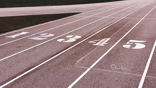 running track 5 lanes representing topics in recruiting strategy meetings