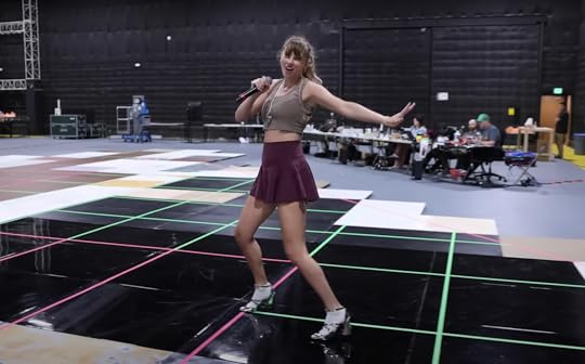 popflex twirl skort plum taylor swift music video outfit