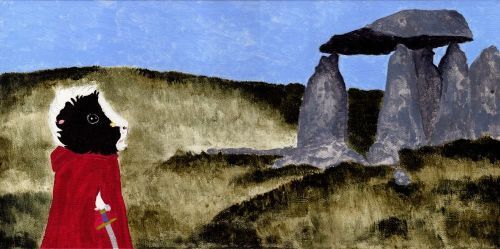 Rachel E Smith guinea pig painting Finny