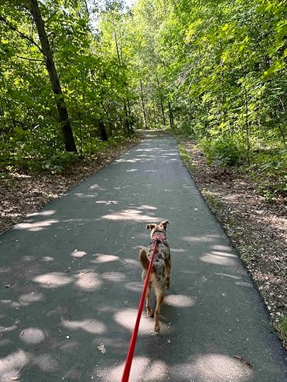 Sunny on the Pufferbelly trail
