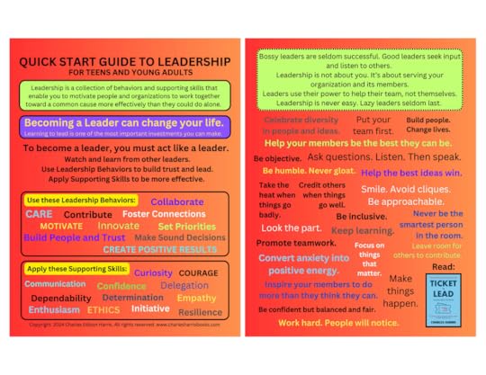 Two-page Quick Guide to Leadership for Teens and Young Adults