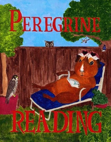 Rachel E Smith guinea pig painting Peregrine