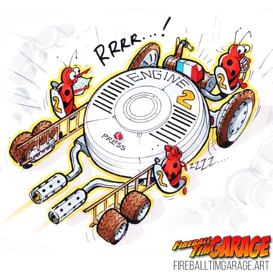 4Alarmster Concept Art by Fireball Tim Garage