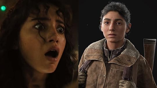 Isabela Merced in Alien: Romulus and Dina in The Last of Us: Part II.