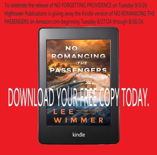 Kindle version of the novel, No Romancing The Passengers in a nook, with free offer.