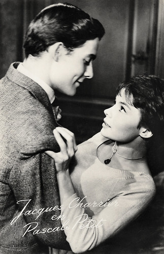 Jacques Charrier and Pascale Petit in Les tricheurs (1958)