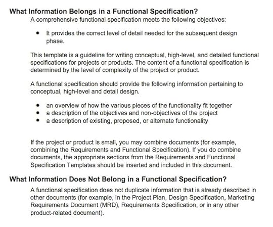 Functional Specification