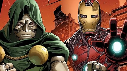 Doctor Doom and Iron Man in Marvel Comics' King in Black.