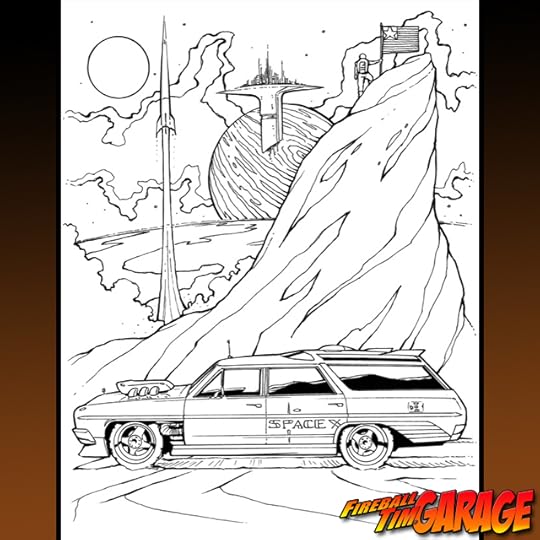 Buick Sport Wagon Concept Art by Fireball Tim Garage