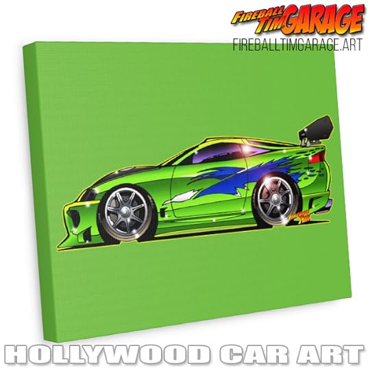 Fast and Furious Concept Art by Fireball Tim Garage