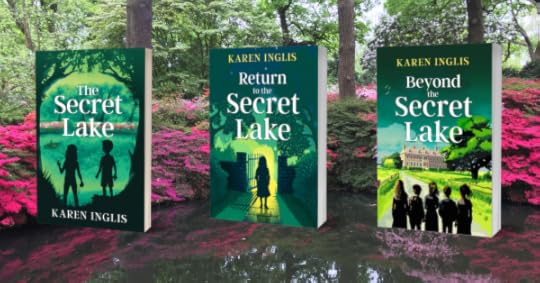 shot of the three Secret Lake books