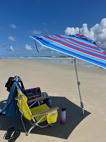 a beach umbrella