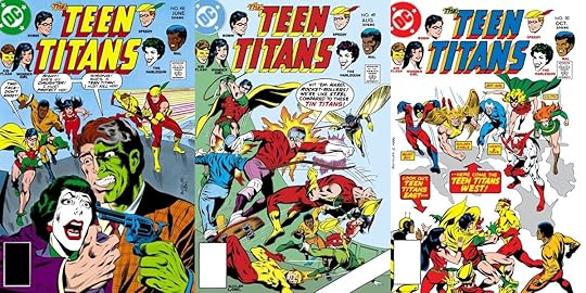 Covers for the 1970s revival of Teen Titans.