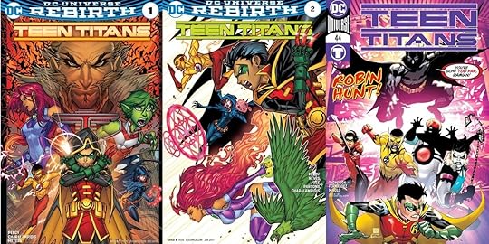 Covers for the DC Rebirth era of Teen Titans.