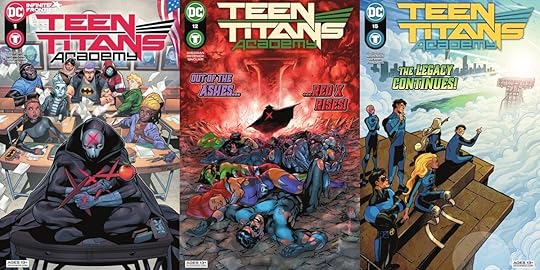 Cover art from the recent Teen Titans Academy series.