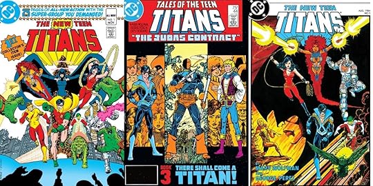 New Teen Titans cover from the '80s run from DC Comics.