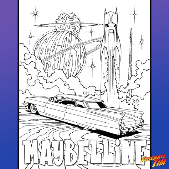 Maybelline Cadillac Concept Art by Fireball Tim Garage