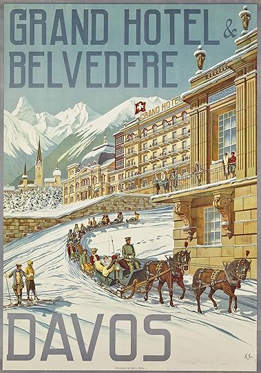  Hans Eggimann, poster of Grand Hotel & Belvedere, Davos, the hotel where ‘Der Zauberlehrling’ takes place