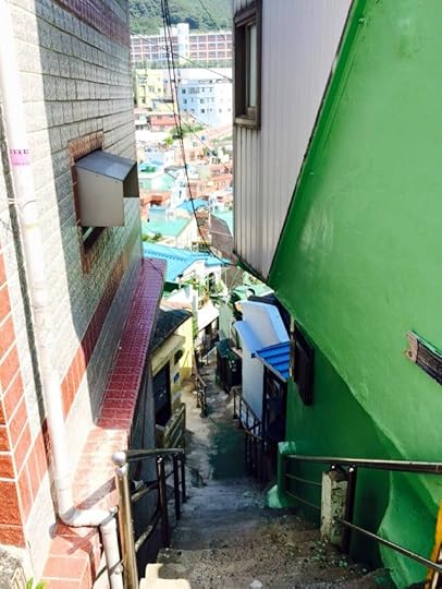 South Korea’s second largest city and ‘summer capital’, Busan, where Gamcheon's alleys are connected by a series of stairways.
