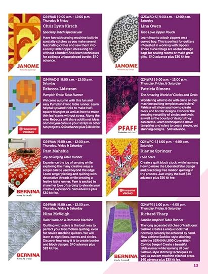 The Great Wisconsin Quilt Show 2024 Advance Registration Guide Page 13