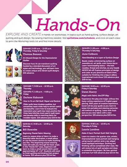 The Great Wisconsin Quilt Show 2024 Advance Registration Guide Page 14