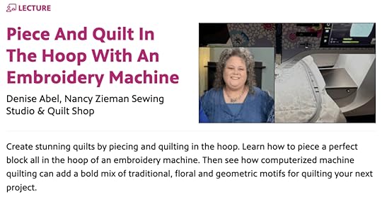 Piece and Quilt In The Hoop with Denise Abel at The Great Wisconsin Quilt Show 2024