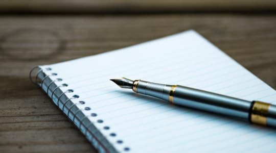 Blank journal page