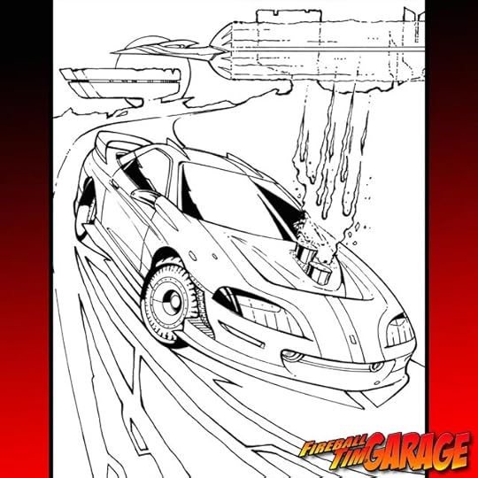 Camaro Burst Concept Art Fireball Tim Garage
