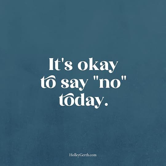 It's okay to say 